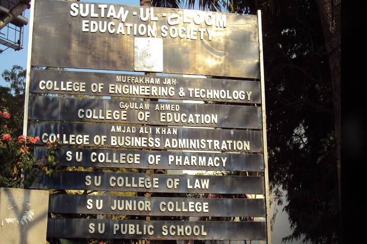 Sultan Ul Uloom College Of Pharmacy (SUUCP) Hyderabad: Admission, Fees ...